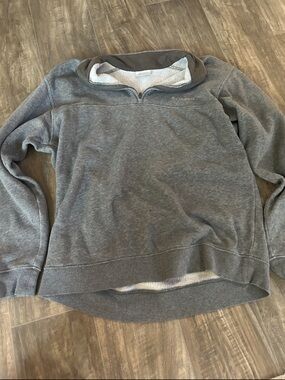 Columbia Gray Half-Zip Cowl Fleece Pullover